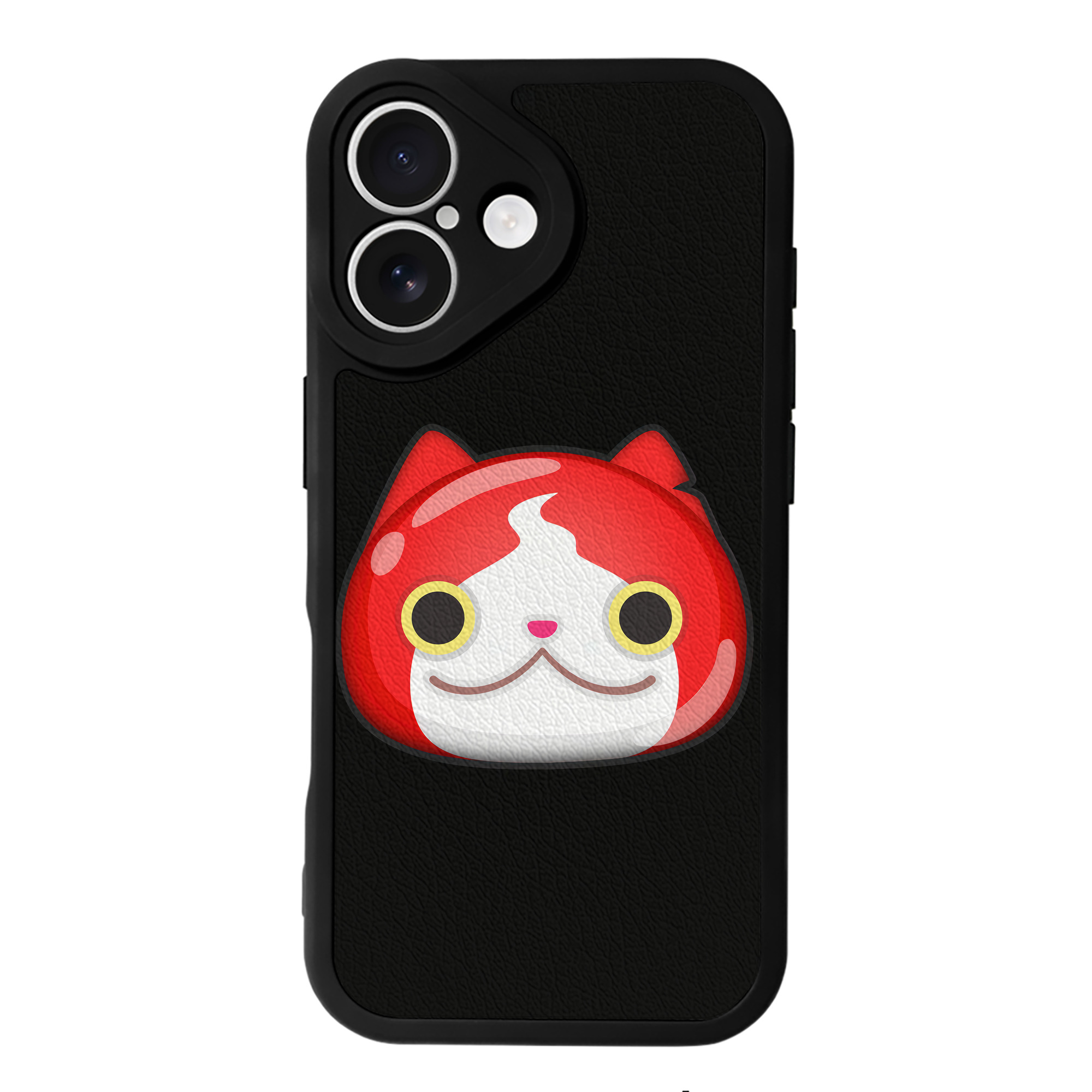 （画像用） 妖怪ウォッチ Yo-kai Watch 【iPhone 16シリーズ対応】シリコンスマホケース（レザー調） 材質：シリコン